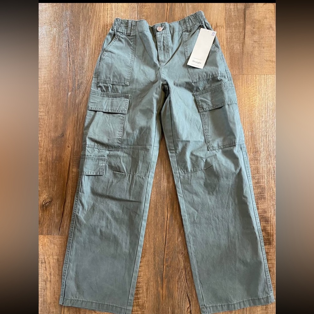 NWT Baggy Straight Cargo Pants  - Green XS